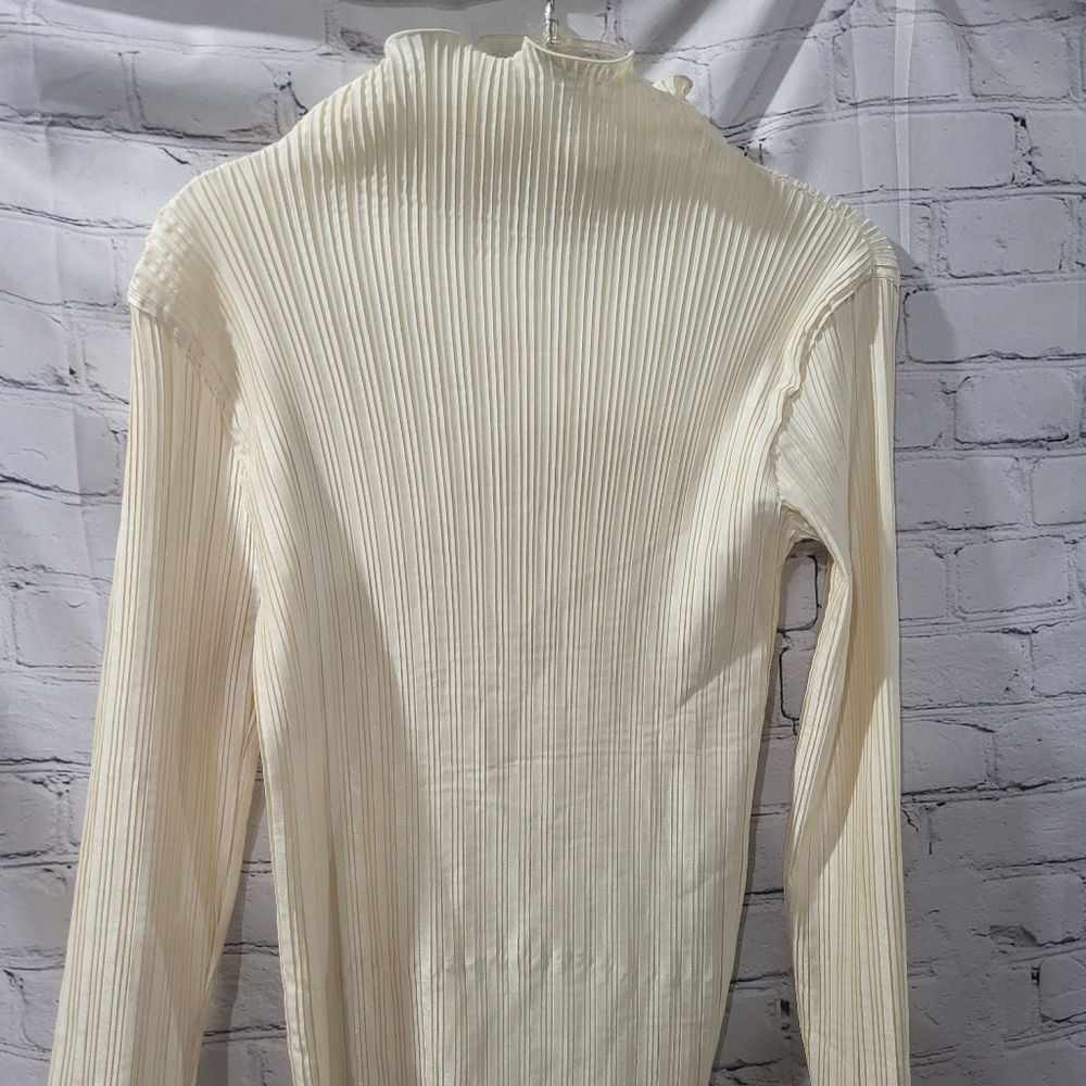 Simonett ribbed top/blouse one size - Picture 4 of 5